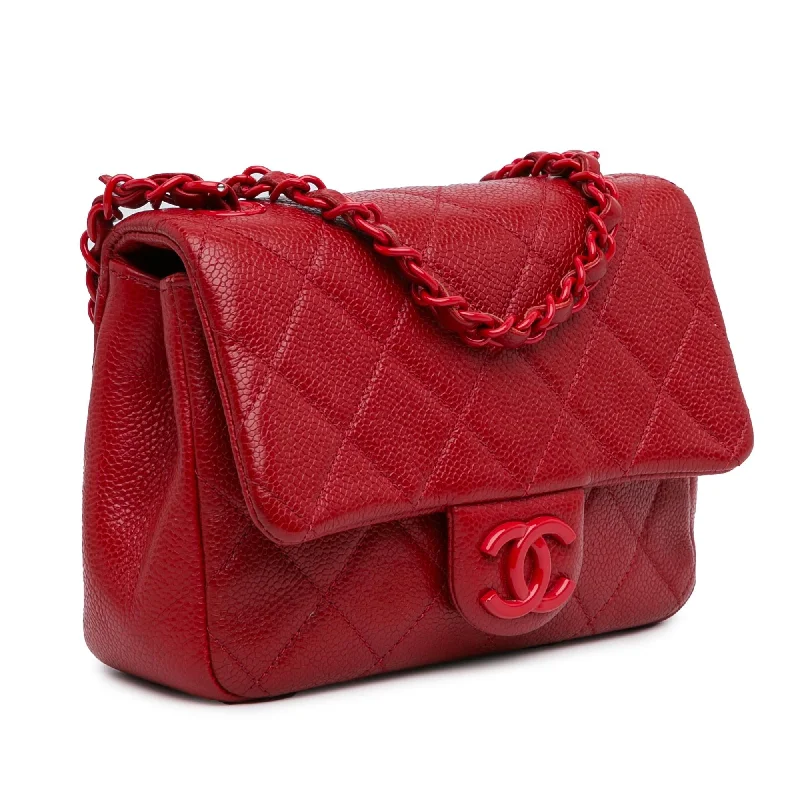 Chanel Mini Square Caviar Incognito Flap (FUMUNQ)