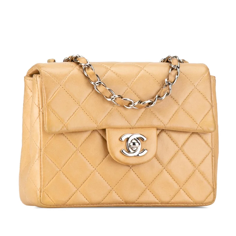 Chanel Mini Square Classic Lambskin Single Flap (jnohQq)