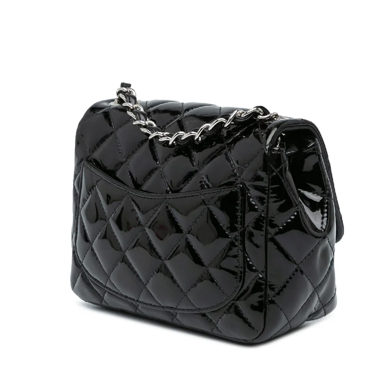 Chanel Mini Square Classic Patent Single Flap (0hjZ92)