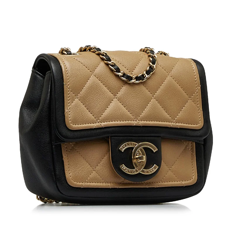 Chanel Mini Square Graphic Flap Crossbody Bag (Chgcwz)