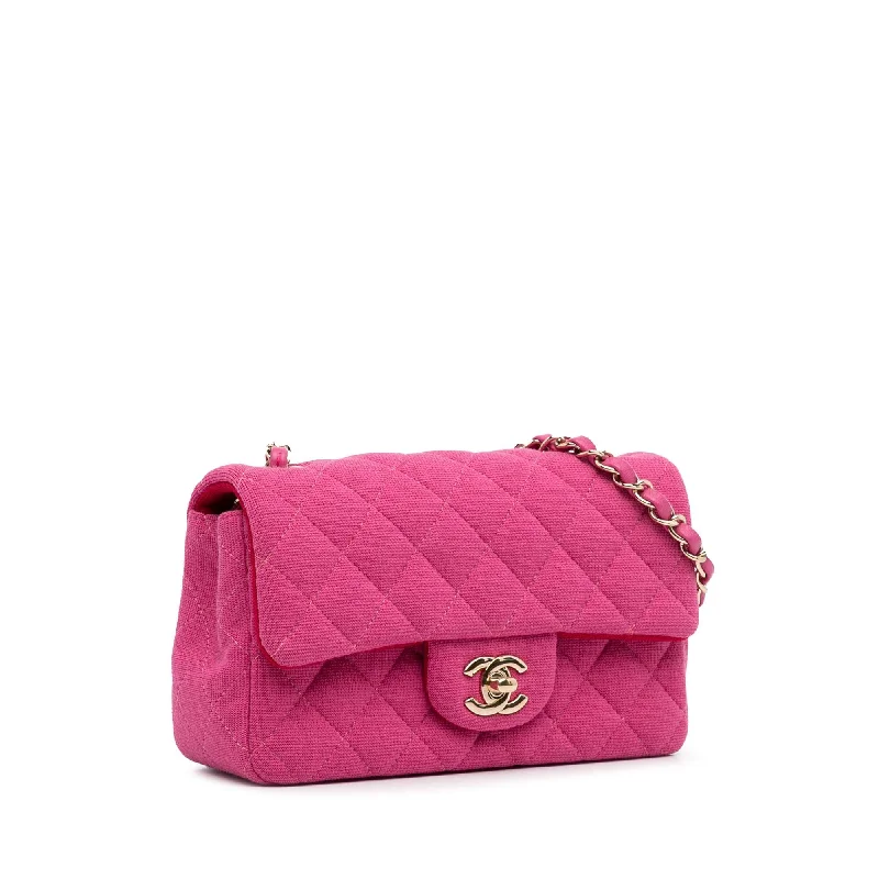 Chanel New Mini Classic Jersey Single Flap (RyexYA)