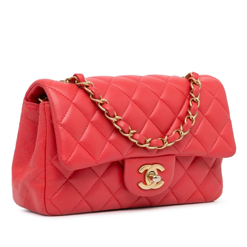 Chanel New Mini Classic Lambskin Single Flap (7MmbAF)