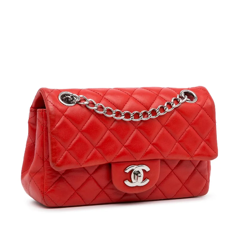 Chanel New Mini Classic Lambskin Single Flap (Z0MDiN)