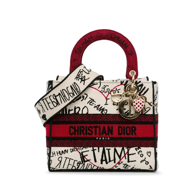 Dior Medium DiorAmour Graffiti Lady D-Lite Red