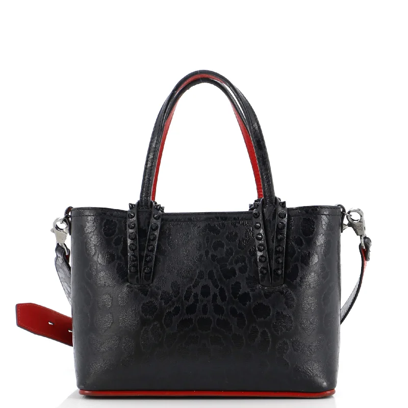 Cabata East West Tote Printed Patent Mini