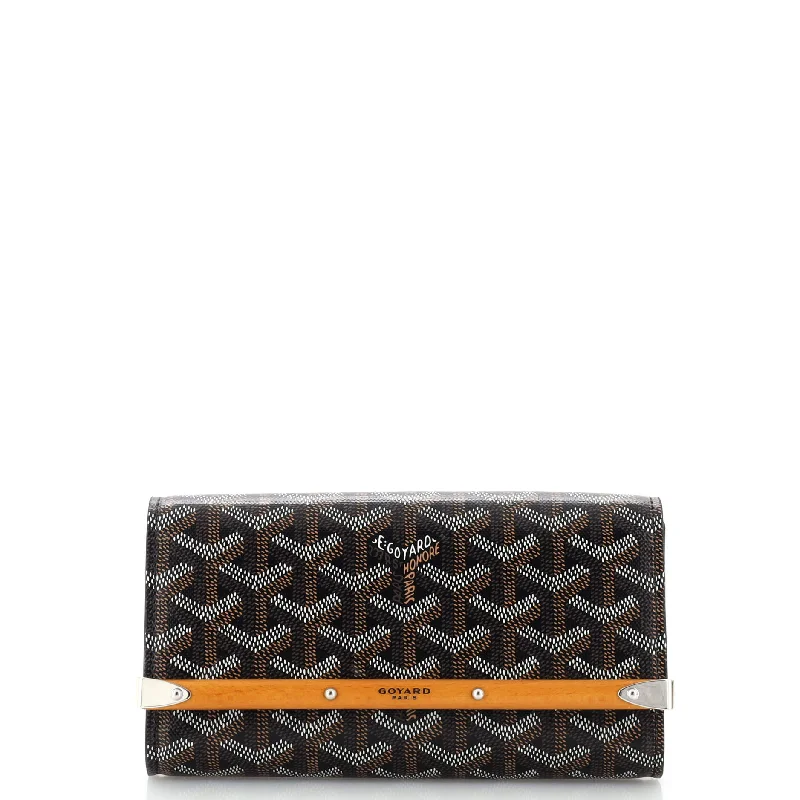 Monte Carlo Clutch with Strap Coated Canvas PM