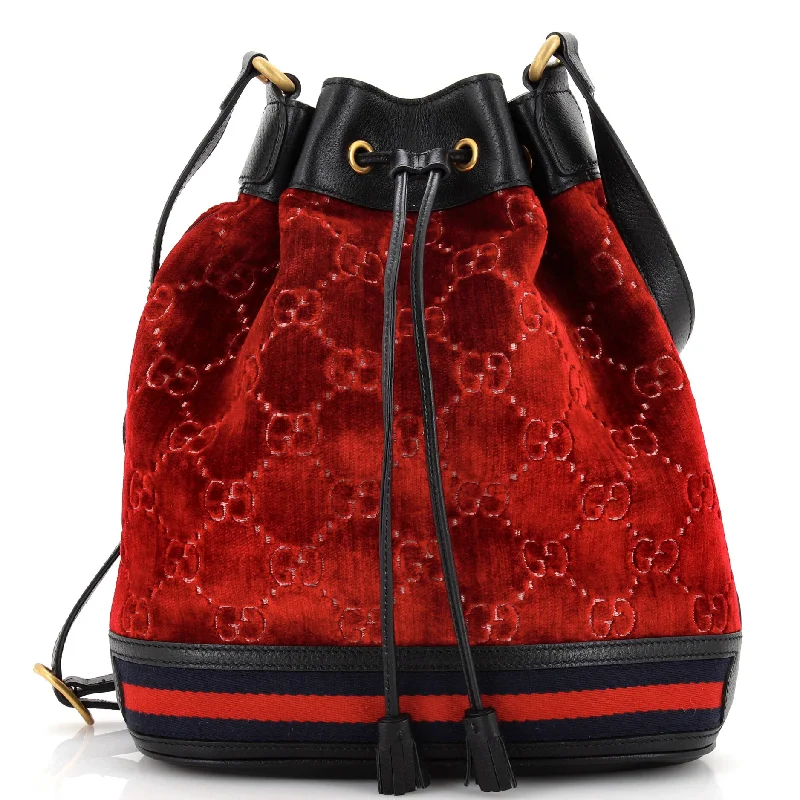 Bucket Bag GG Velvet Medium