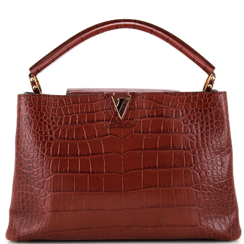 Capucines Bag Crocodile MM