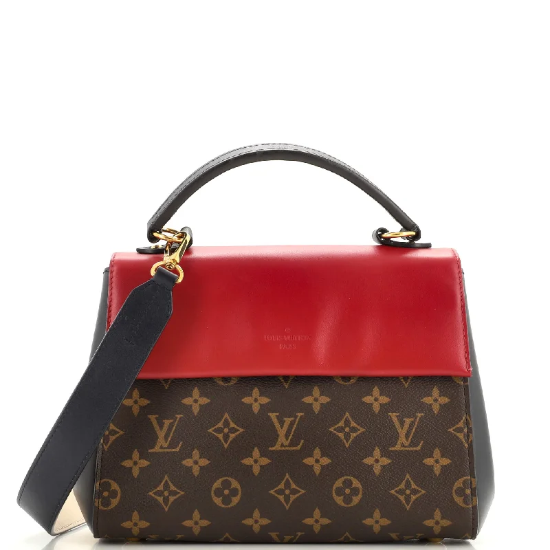 Cluny Top Handle Bag Monogram Canvas and Leather BB