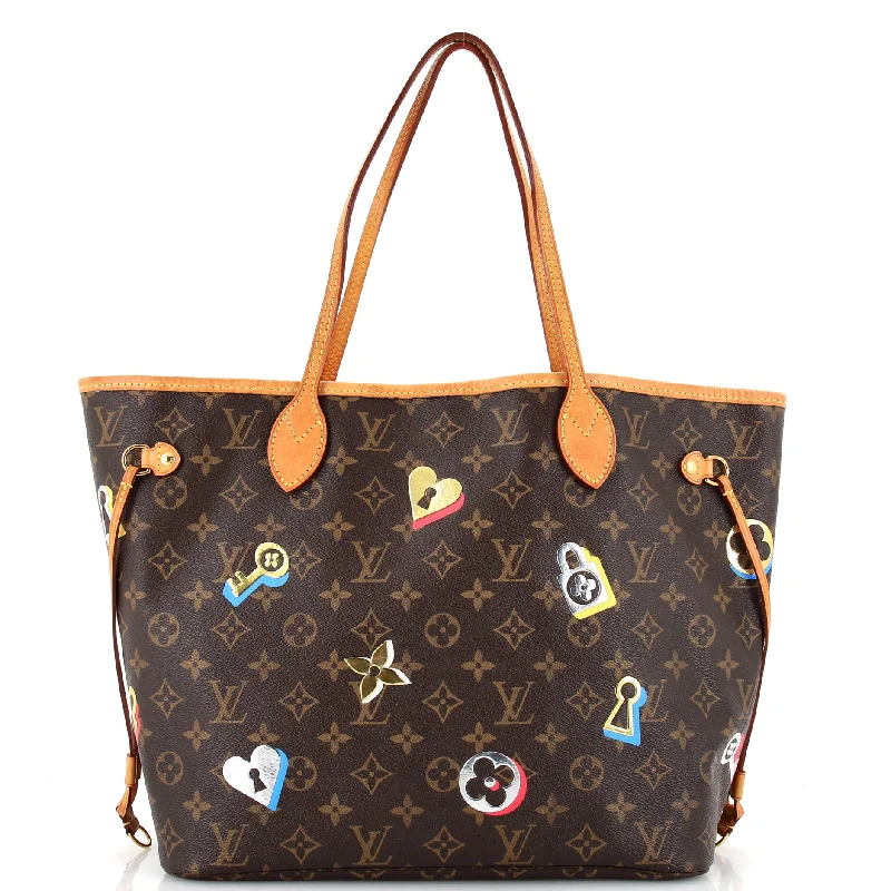 Neverfull NM Tote Limited Edition Love Lock Monogram Canvas MM